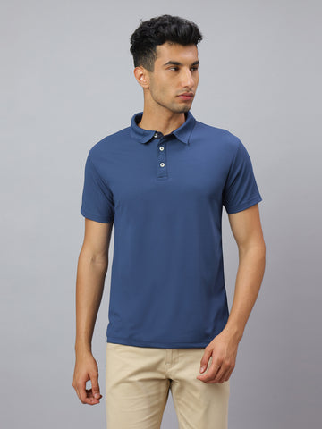 Teal Blue Mars Polo