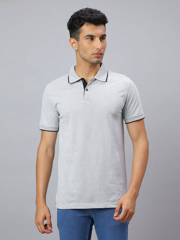 Grey Core Polo