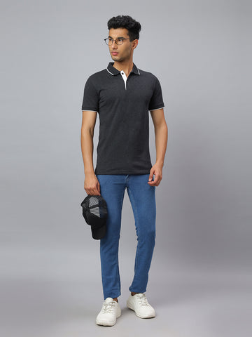 Charcoal Core Polo