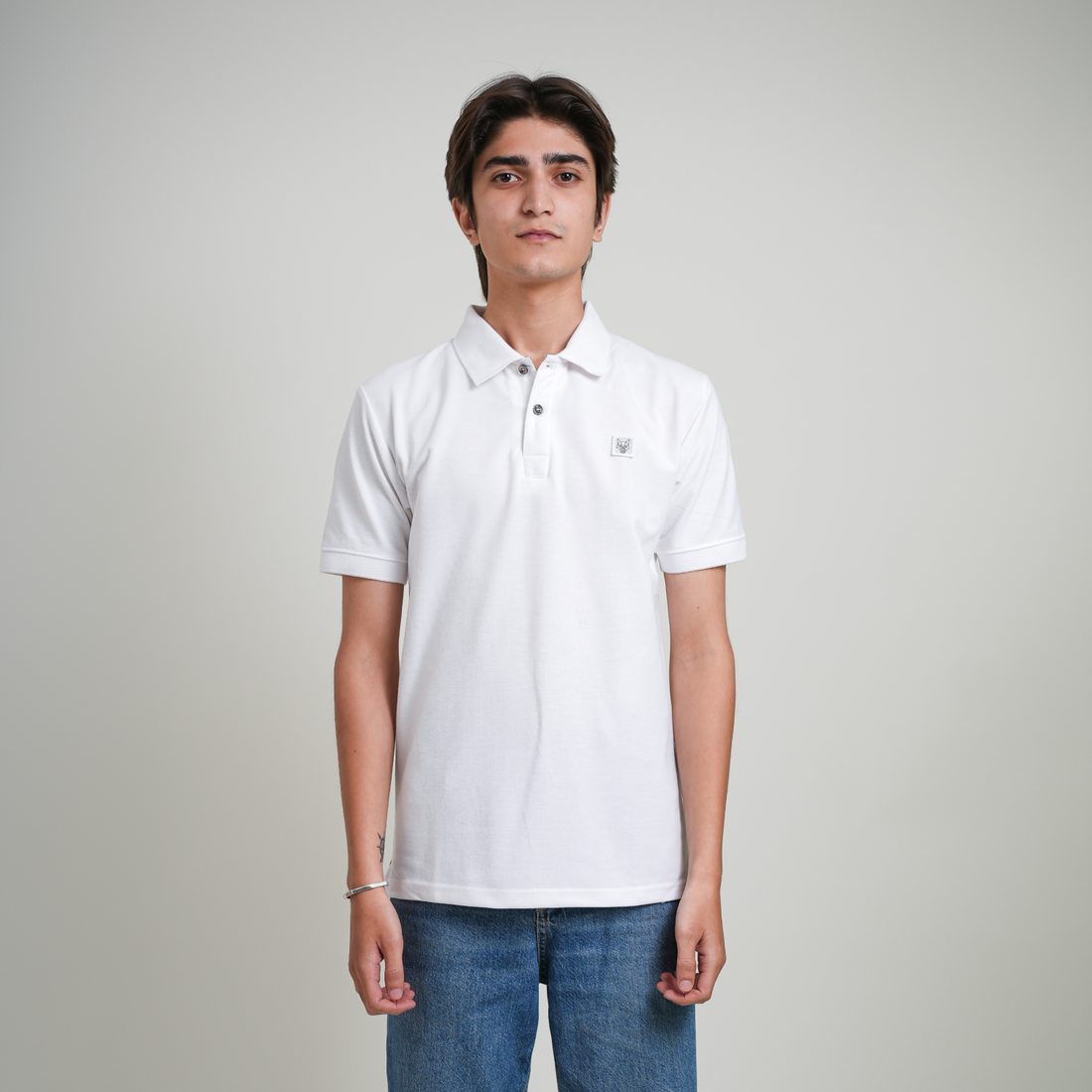 Frost White Classic Polo