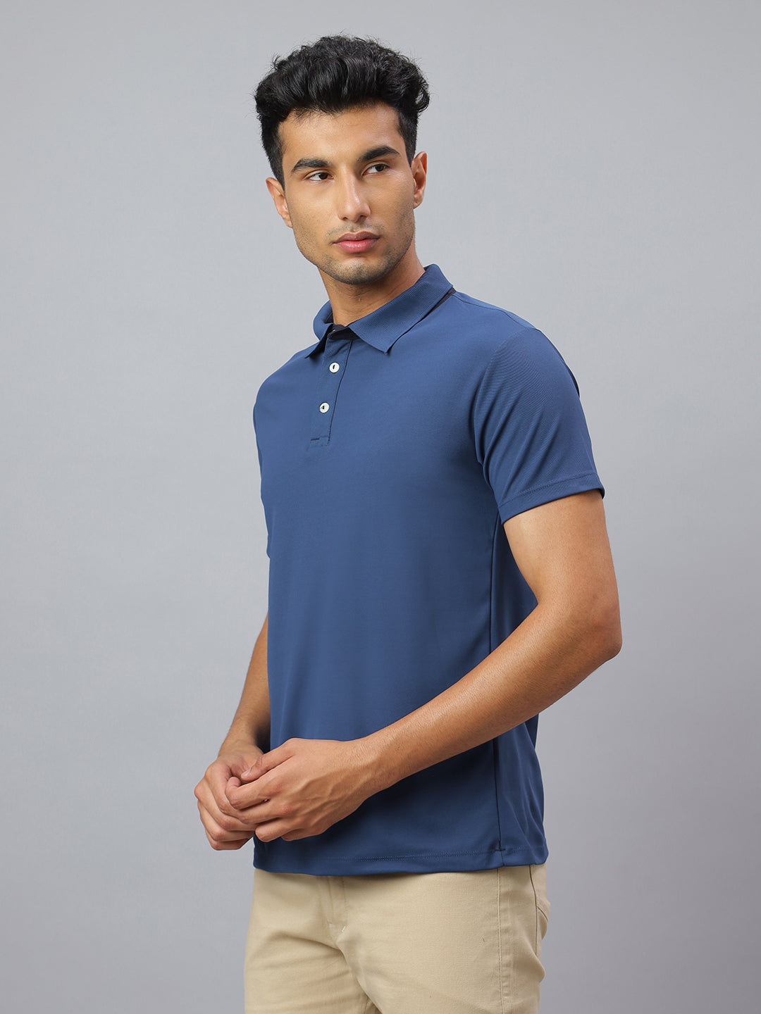 Teal Blue Mars Polo