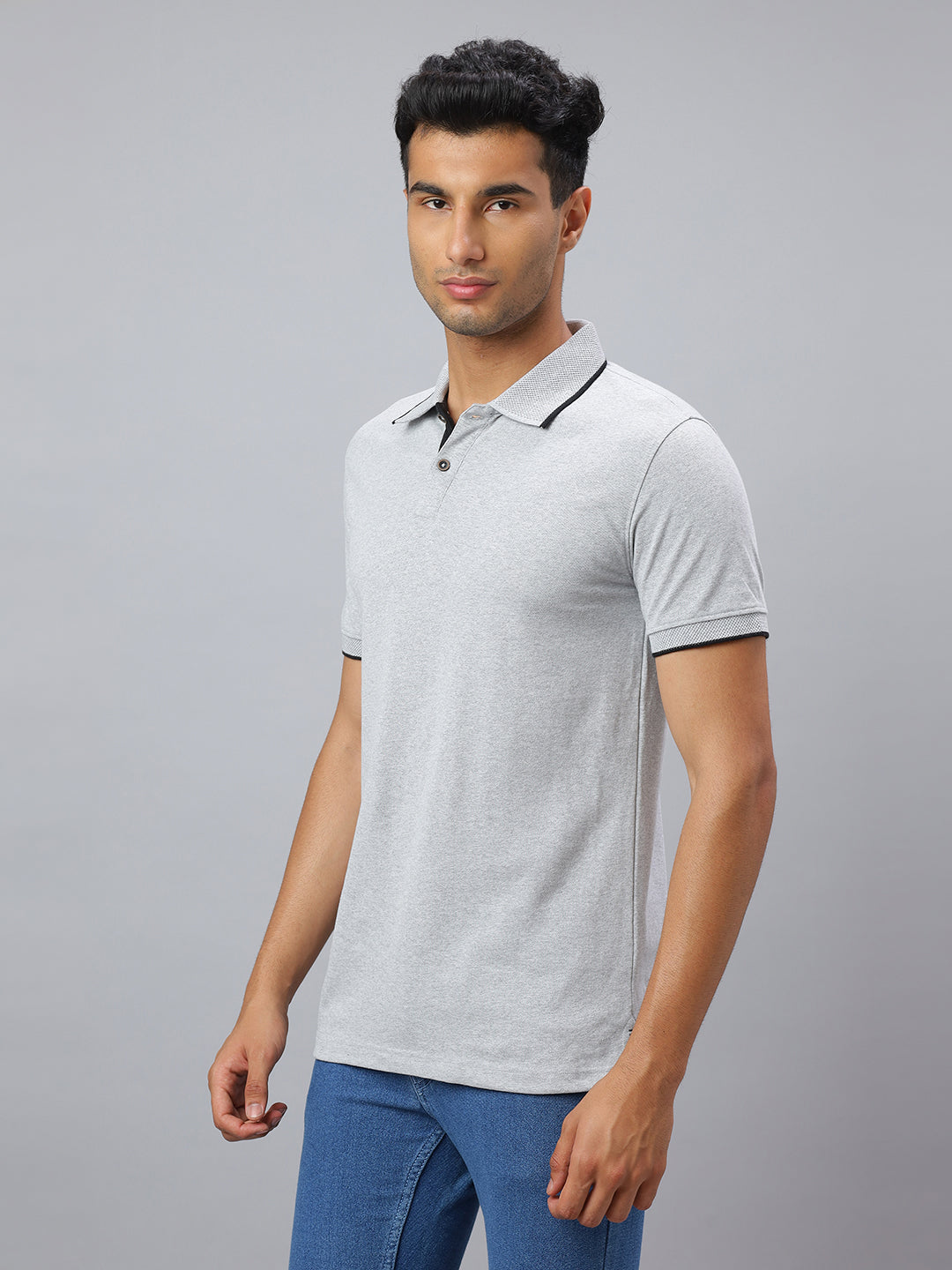 Grey Core Polo