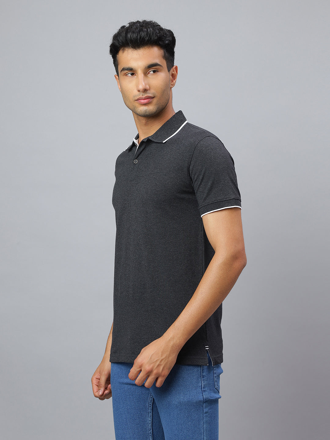 Charcoal Core Polo