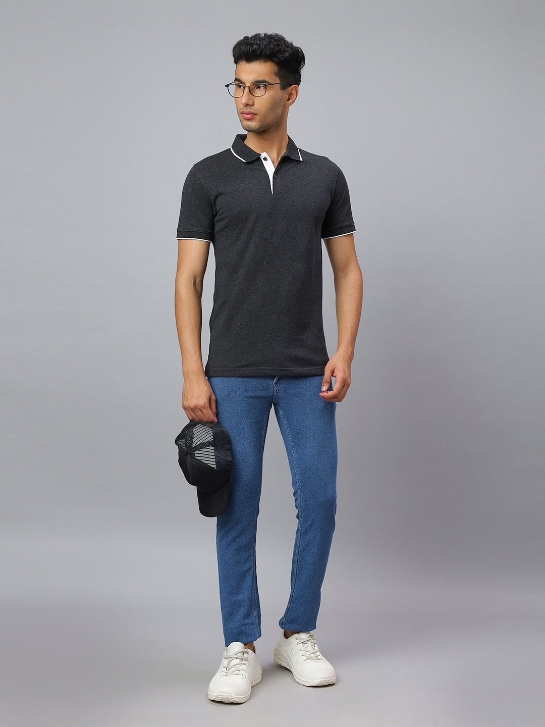 Charcoal Core Polo
