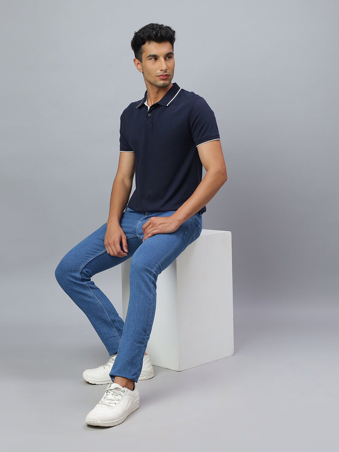 Navy Core Polo