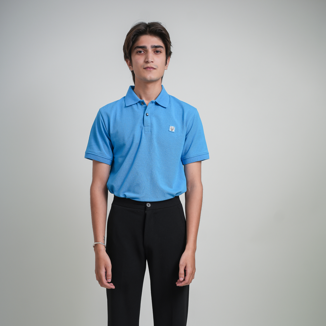 Electric Blue Classic Polo