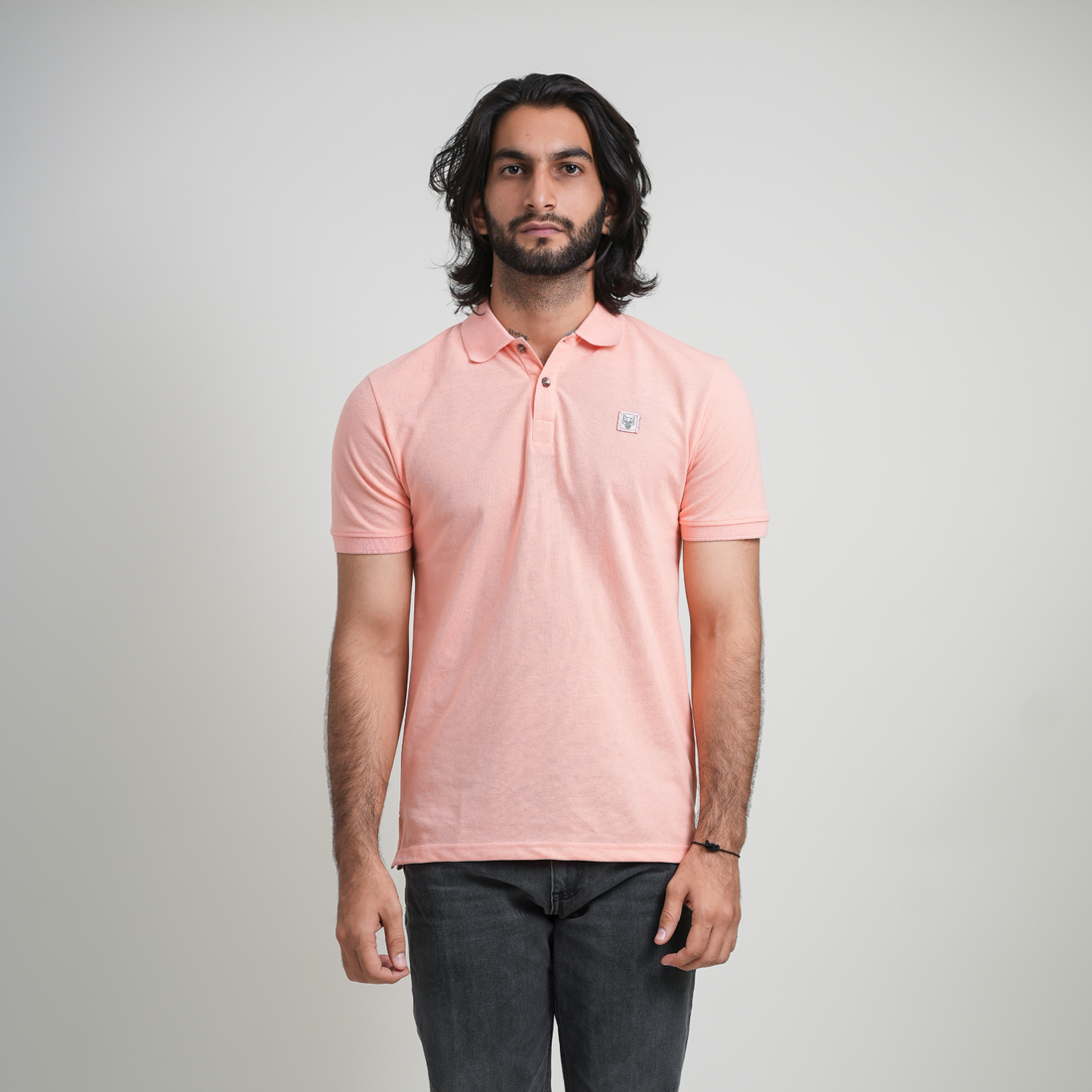 Coral Peach Classic Polo