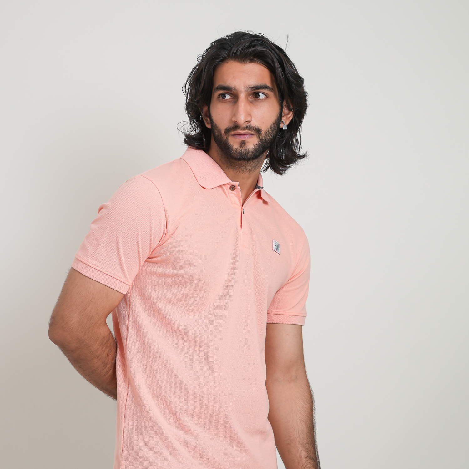 Coral Peach Classic Polo