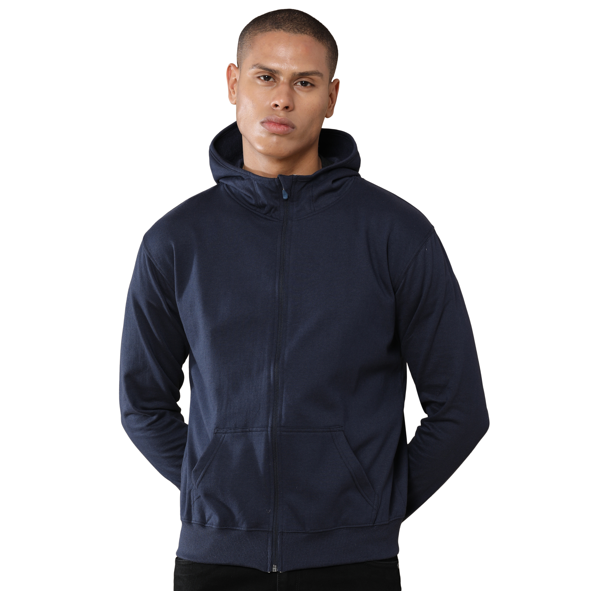 Midnight Navy Sustainable 2-in-1 Zipper